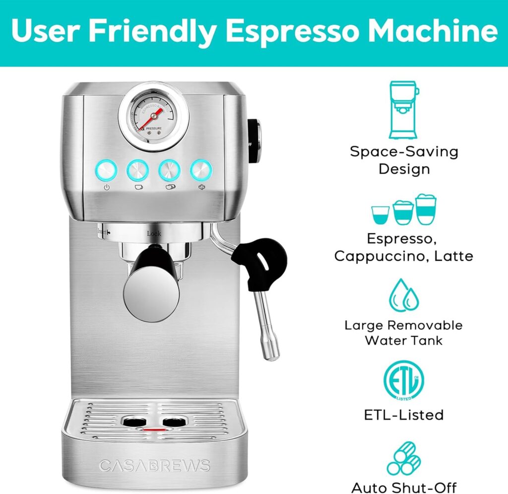 Casabrews Espresso Machine Bar Review Espresso Knowledge Hq