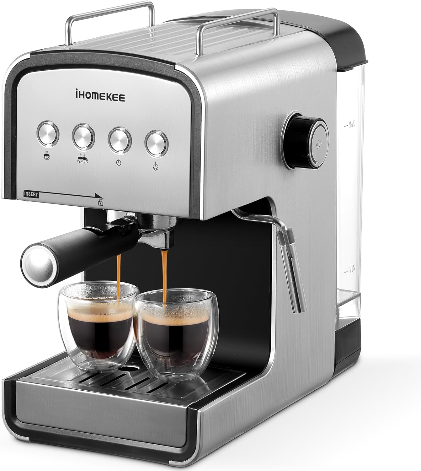 Ihomekee Espresso Machine 15 Bar Review - Espresso Knowledge HQ