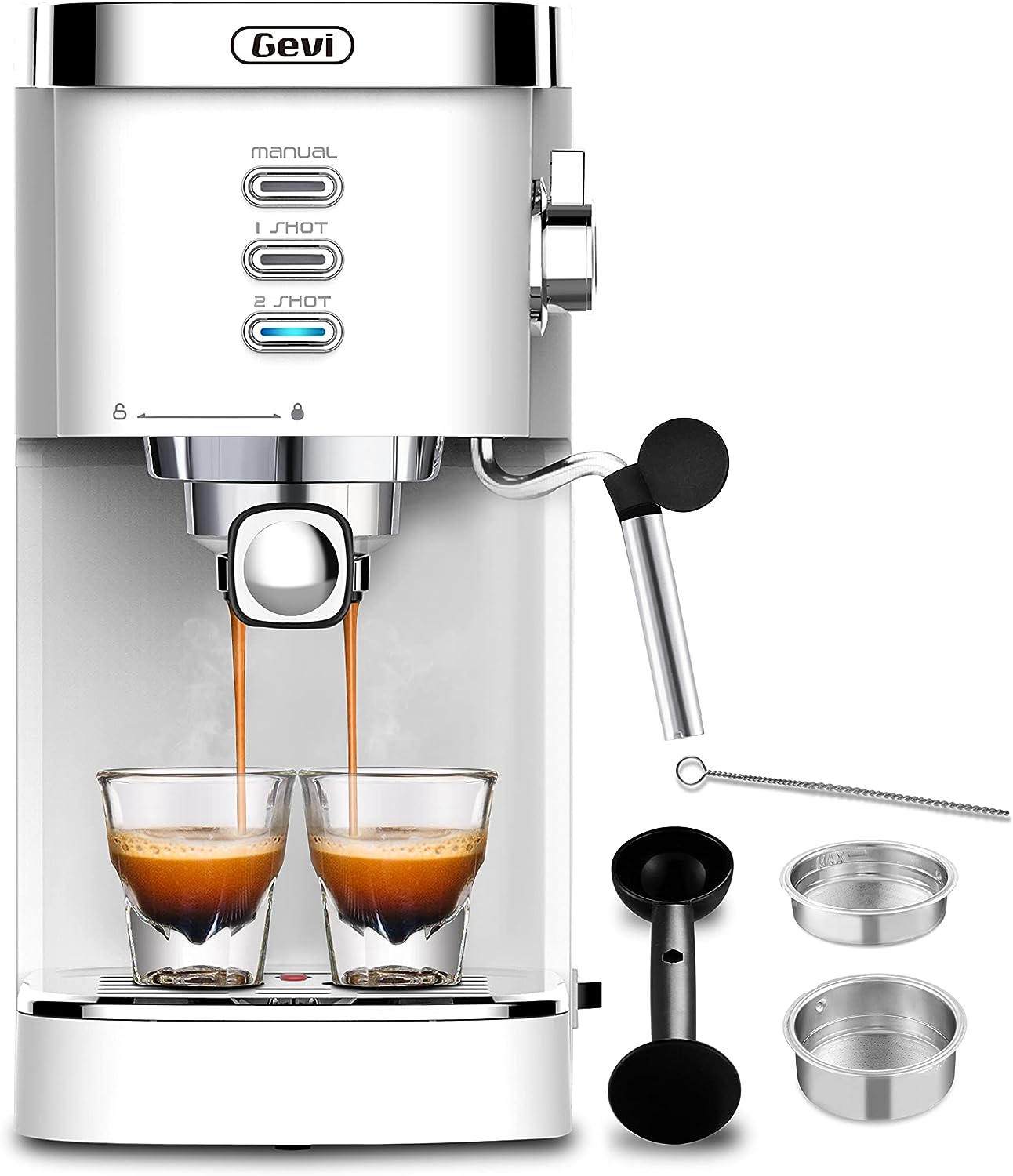 gevi 20 bar high-pressure espresso machine