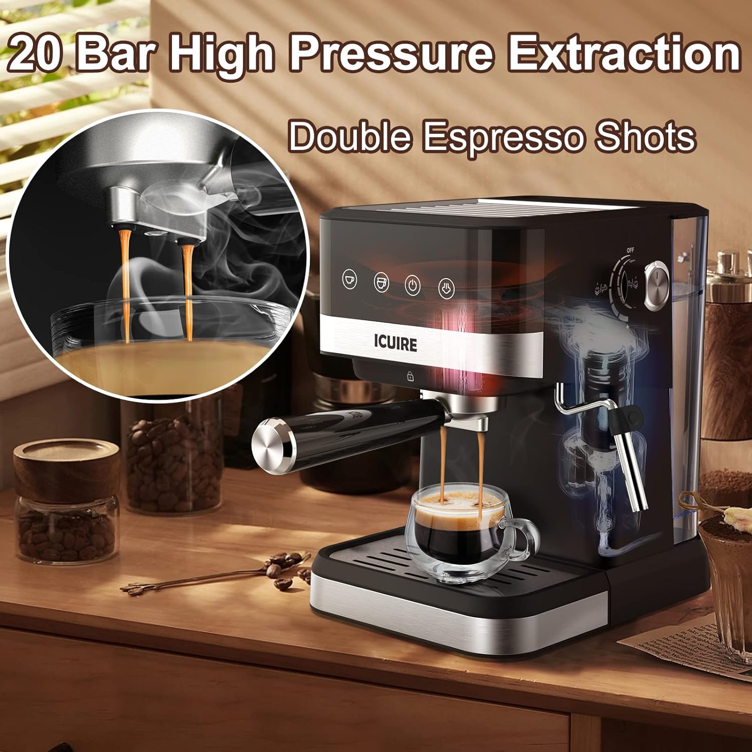 ICUIRE Espresso Machine Review Espresso Knowledge HQ
