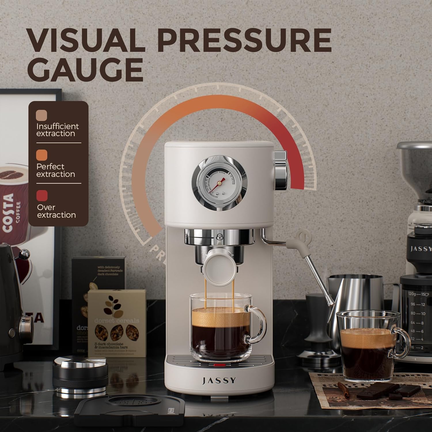 JASSY Espresso Coffee Machine Product Review Espresso Knowledge HQ