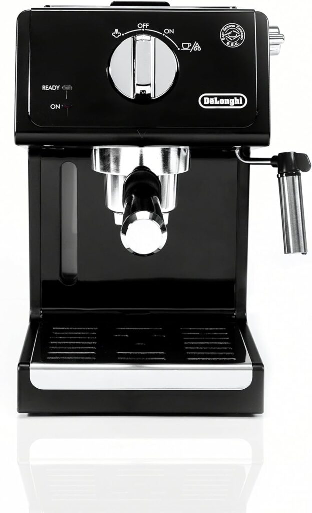 DeLonghi ECP3120 15 Bar Espresso Machine with Advanced Cappuccino System, 9.6 x 7.2 x 11.9 inches, Black/Stainless Steel DeLonghi ECP3120 15 Bar Espresso Machine with Advanced Cappuccino System, 9.6 x 7.2 x 11.9 inches, Black/Stainless Steel