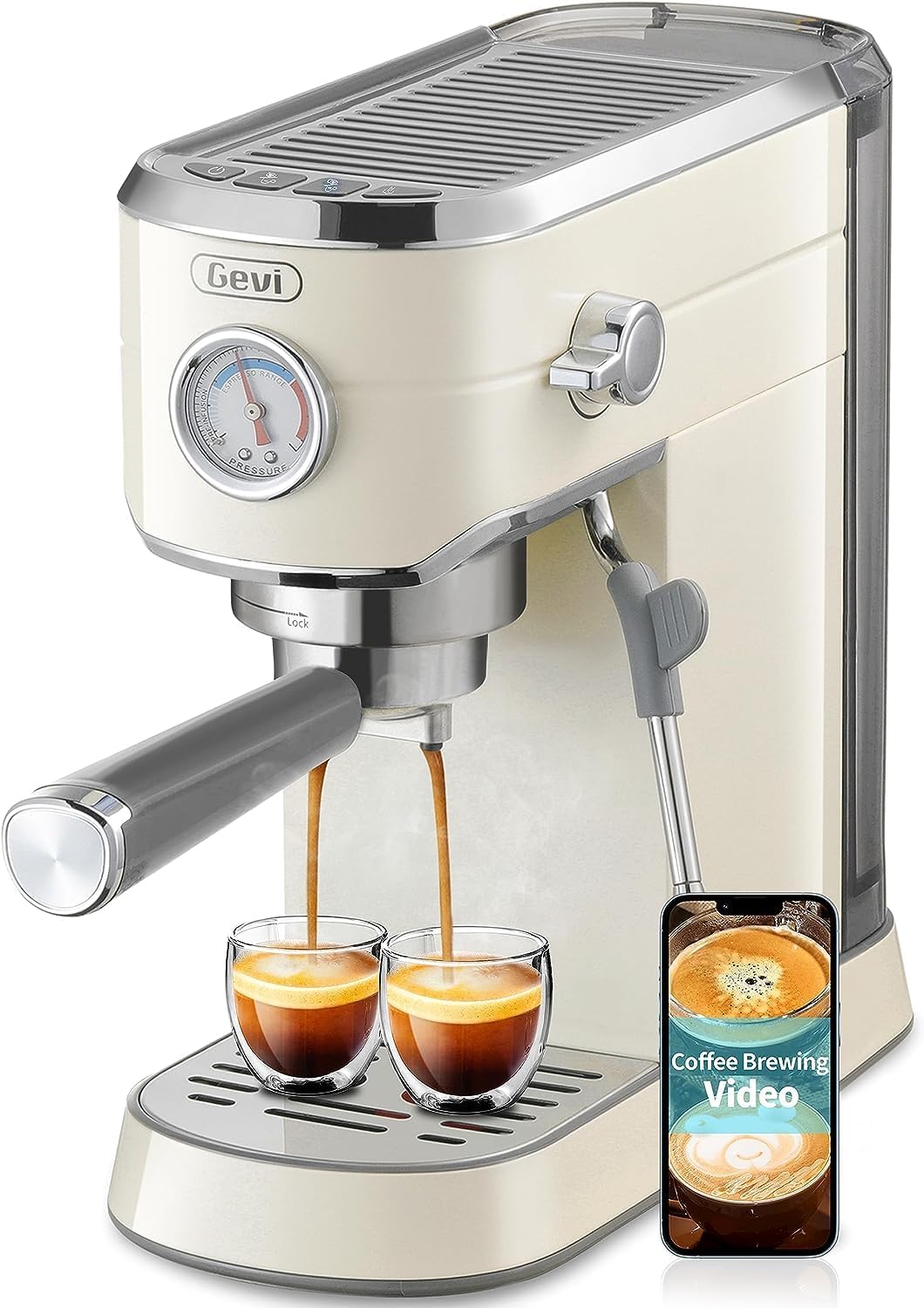 Gevi Espresso Machine 20 Bar Review Espresso Knowledge HQ
