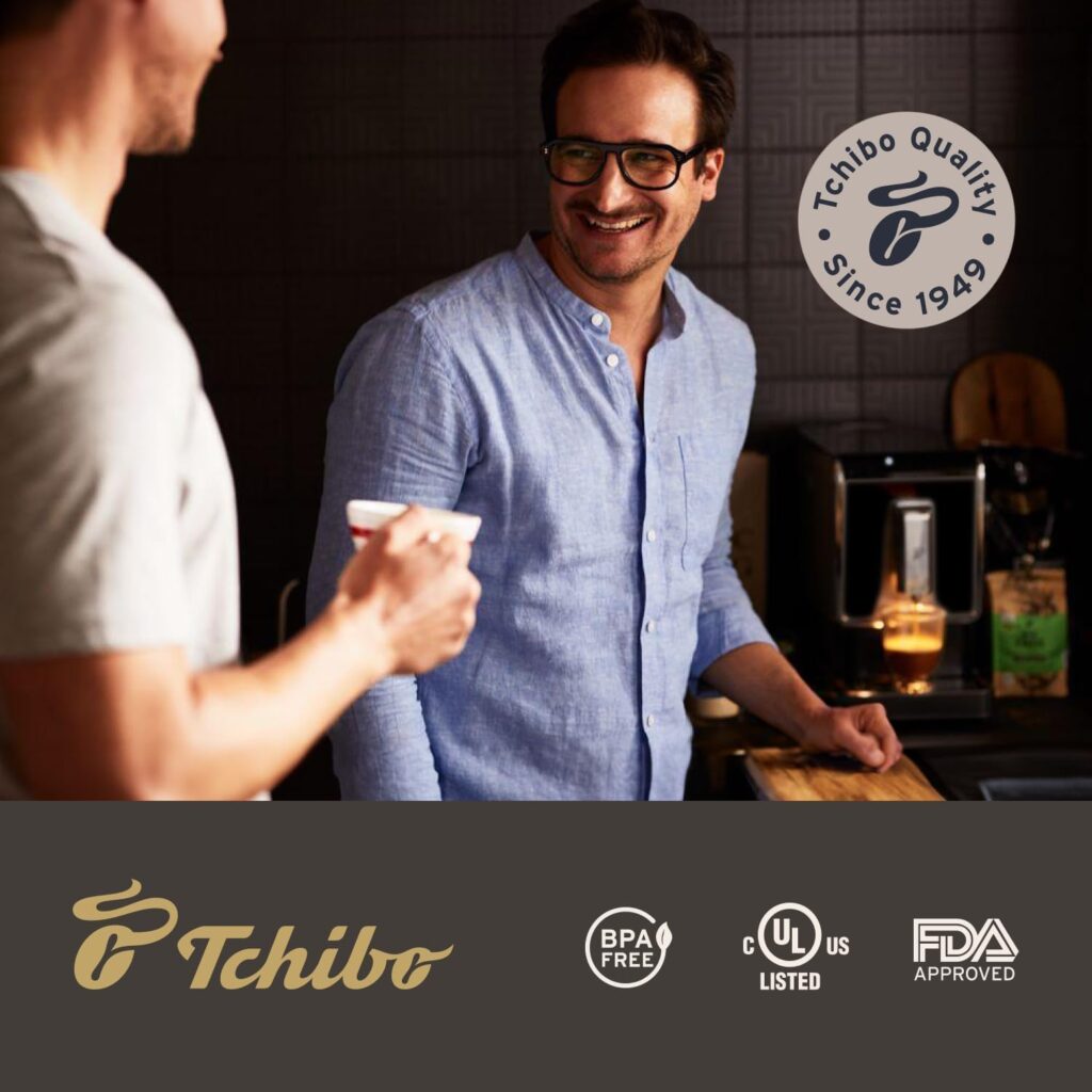 Tchibo Single Serve Coffee Maker - Automatic Espresso and Coffee Machine - Built-in Grinder, No Coffee Pods Needed Tchibo Single Serve Coffee Maker - Automatic Espresso and Coffee Machine - Built-in Grinder, No Coffee Pods Needed