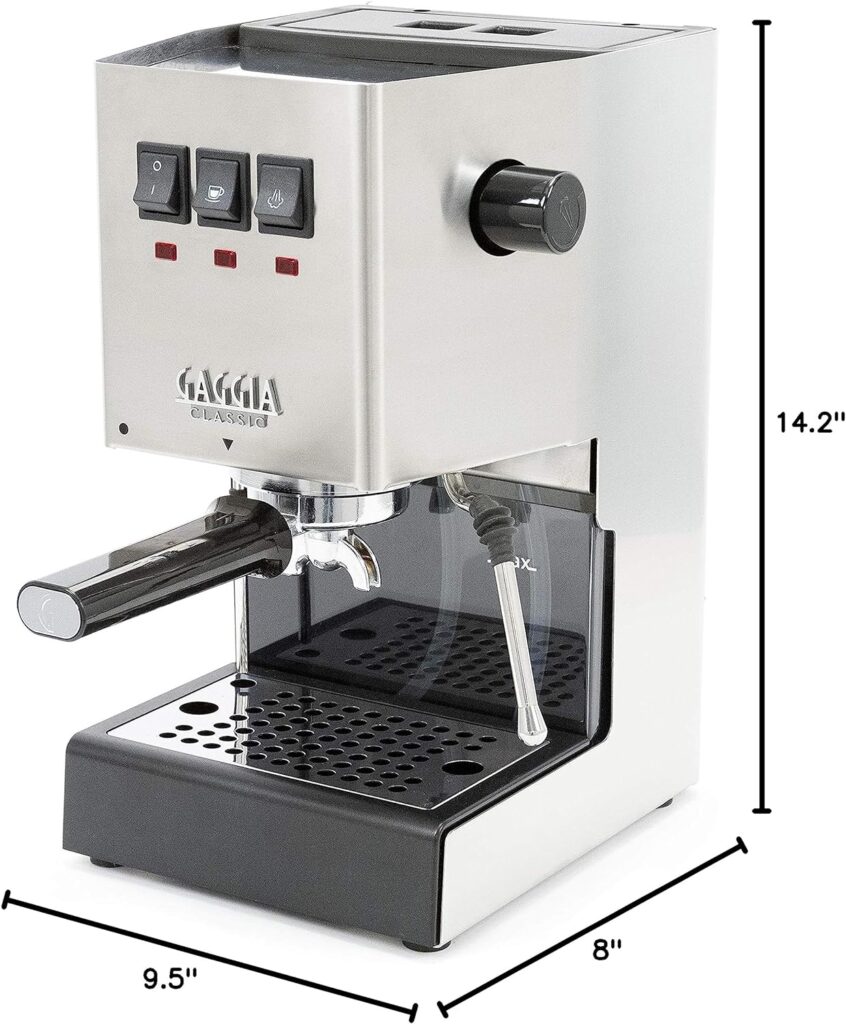 Gaggia RI9380/46 Classic Evo Pro, Small, Brushed Stainless Steel Gaggia RI9380/46 Classic Evo Pro, Small, Brushed Stainless Steel
