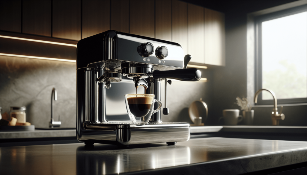 Espresso Coffee Machine Cappuccino Latte Maker 3.5 Bar 1-4 Cup with Steam Milk Frother Black