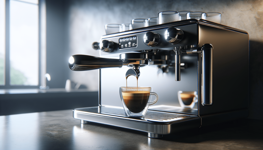 Espresso Coffee Machine Cappuccino Latte Maker 3.5 Bar 1-4 Cup with Steam Milk Frother Black