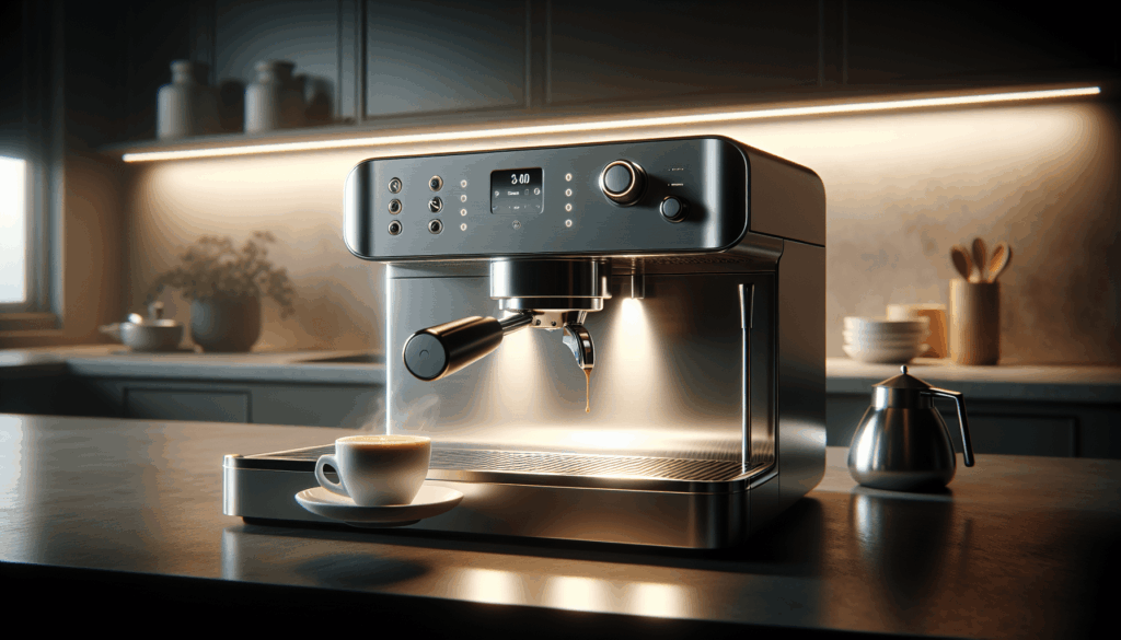 Calphalon Compact Espresso Machine, Home Espresso Machine with Milk Frother, Stainless Steel Calphalon Compact Espresso Machine, Home Espresso Machine with Milk Frother, Stainless Steel