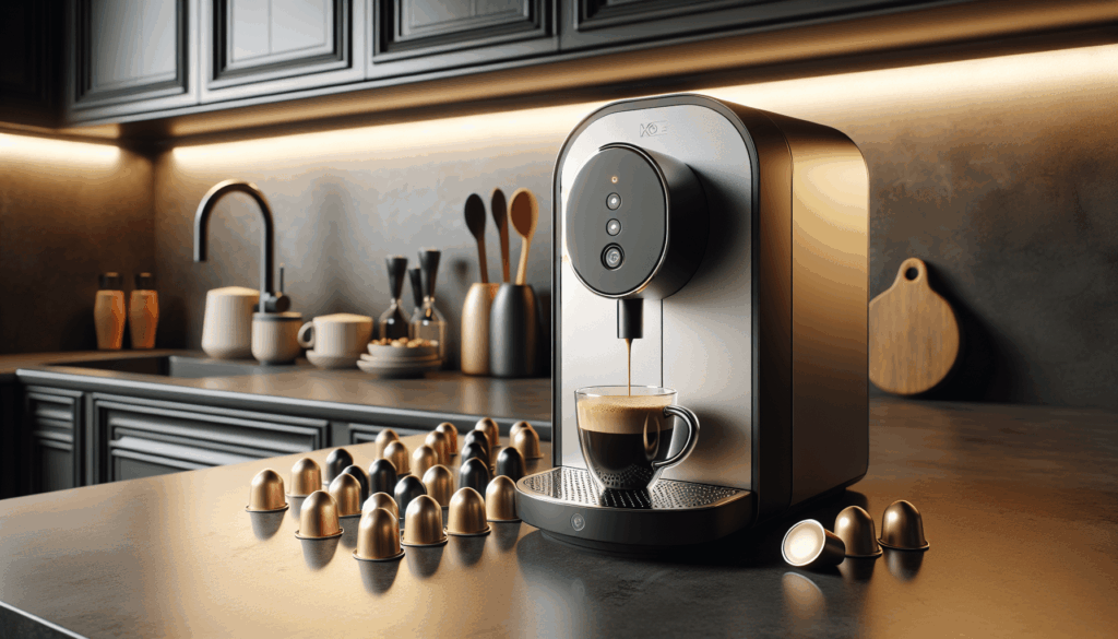 Espresso Pod Machine Compatible with NS Original Capsules, 20 Bar Compact Coffee Maker with Removable Water Tank for Cappuccino, Latte, Black Espresso Pod Machine Compatible with NS Original Capsules, 20 Bar Compact Coffee Maker with Removable Water Tank for Cappuccino, Latte, Black
